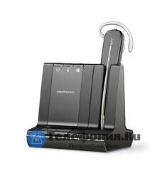 Plantronics W740/A-APP51, Savi, беспроводная гарнитура PL-W740/A-APP51 с электронным микролифтом для Polycom