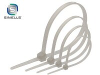 Стяжка кабельная нейлоновая 100мм*2,5мм, белая (упаковка 100 шт) SINELLS SNL-CC-125