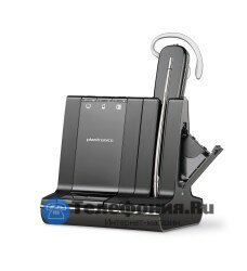 Plantronics W745/A-APC82, Savi, беспроводная гарнитура PL-W745/A-APC82 с электронным микролифтом для стационарного телефона Cisco